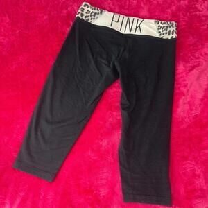 Y2K Victoria Secret Pink Capri leggings